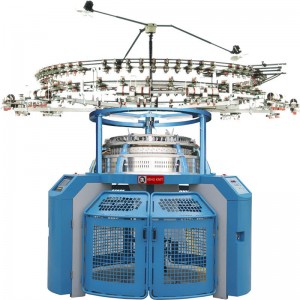 工場高速コンピューター化ダブルジャージー編み丸機